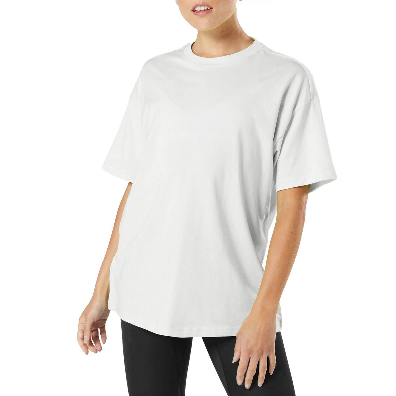 Galaxy by Harvic Loose Fit Crew Neck Women's T-Shirt